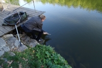 Mercedes s Jakubem Vágnerem na rybách