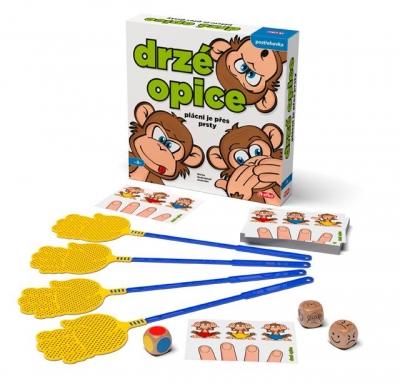 Hra pro letošní Vánoce Drzé opice s pravidly, která povolují plácání soupeře plácačkou